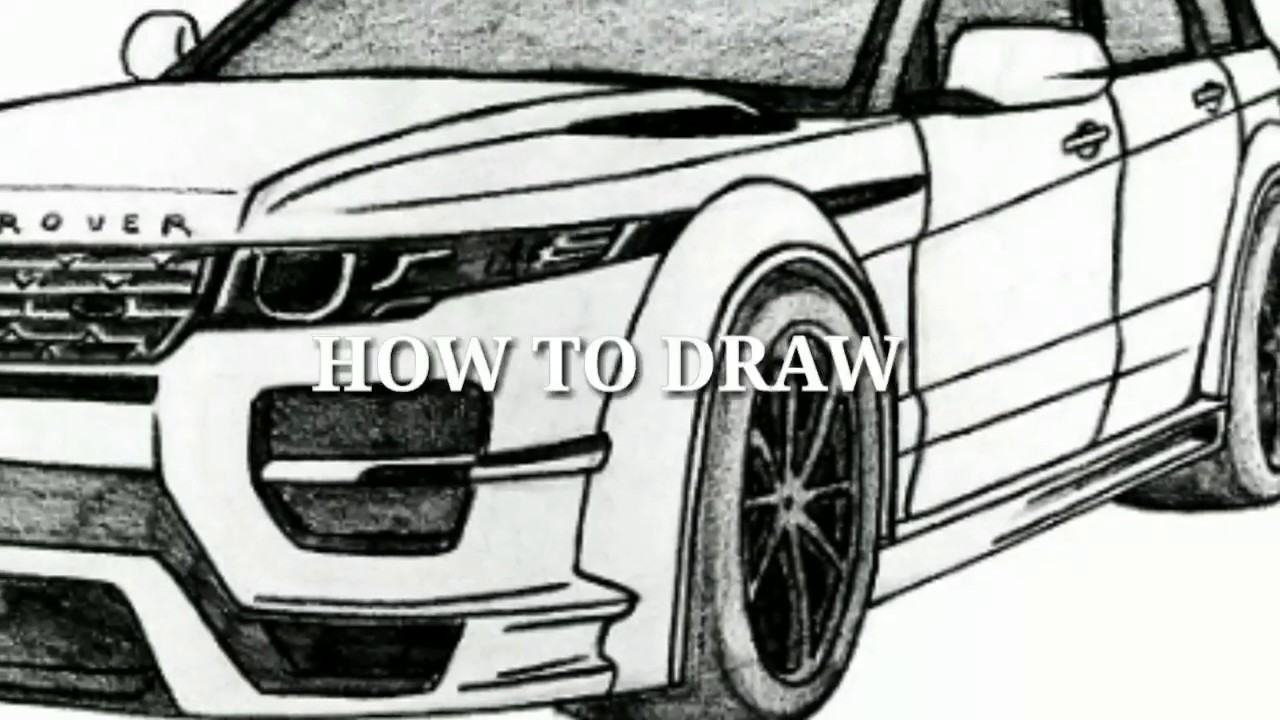 It's just an image of Vibrant Range Rover Drawing This is a photo of Vibrant Range Rover Drawing