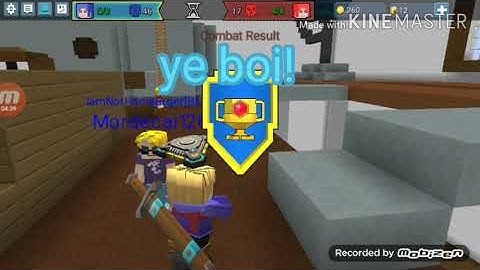 using only a sniper in build and shoot (blockman go blocky mods)