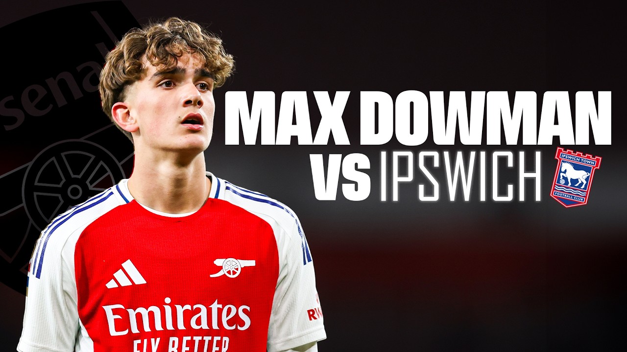 La MASTERCLASS de MAX DOWMAN (16 ans) avec ARSENAL !