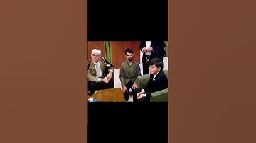 .قرائت فرازی از سوره‌‌ی نساء به تقلید ازاستاد راغب مصطفی غلوش در محضر استاد بزرگ مصر(عبدالناصر #قرآن