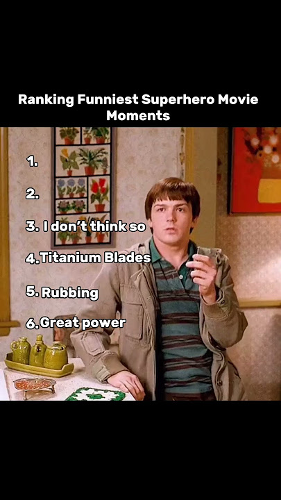 Ranking Funniest Superhero MovieMoments#superheromovie #leslienielsen#funnymovie #superheroes