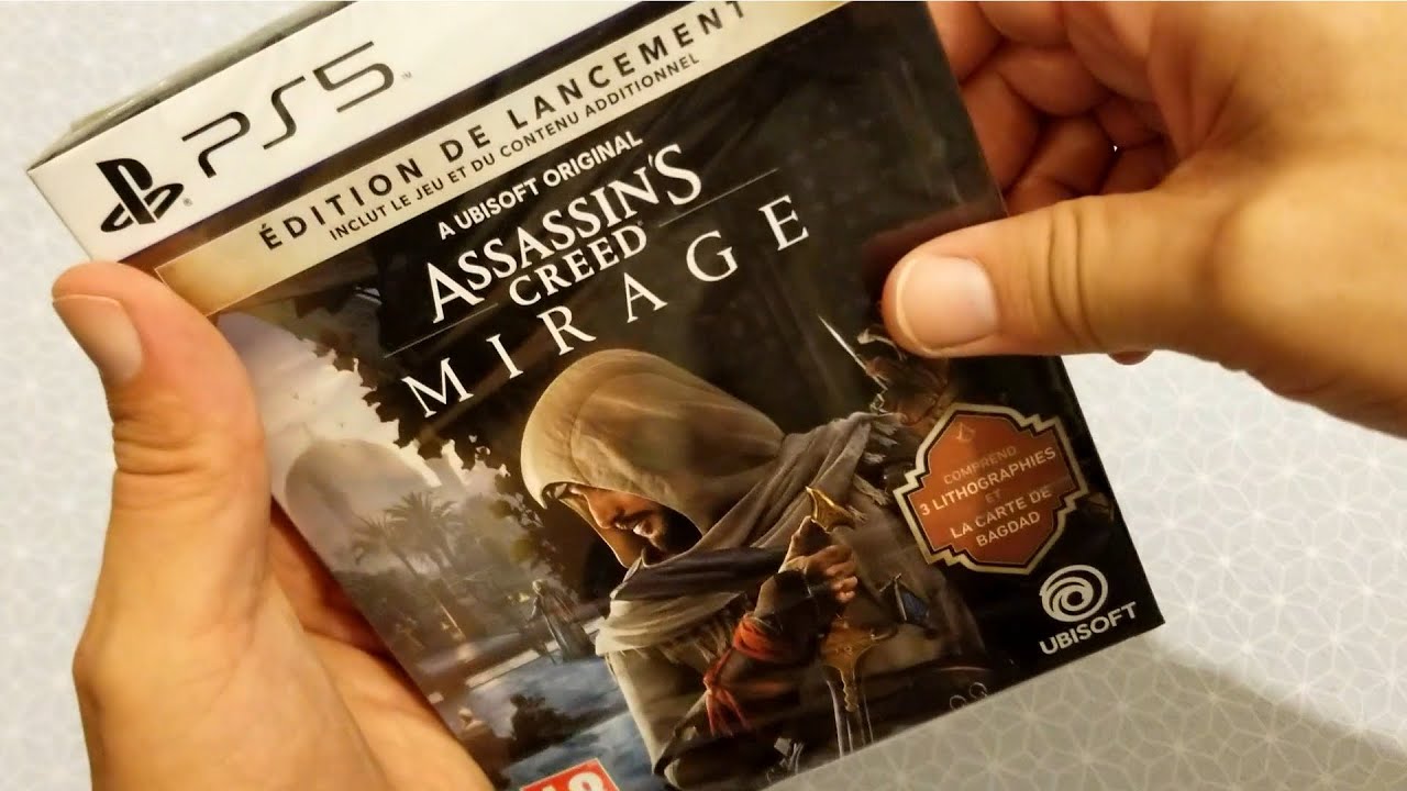 UNBOXING ASSASSIN'S CREED MIRAGE PS5 (LAUNCH EDITION) 