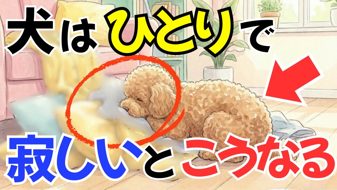 【見逃し厳禁!】犬が寂しすぎて限界を迎えている危険なサイン１３選｜犬の気持ち