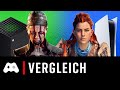 PS5 Games & Xbox Series X Games ► Wer hat mehr zu bieten?