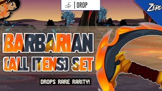 AQW | FLAMEBORN SET DROP (RARE RARITY TAG AC SET DROP)