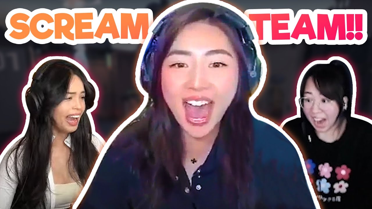 *volume warning* AHHHHHHHHHH valo customs ft @Valkyrae @pokimane @Natsumiii @Sykkuno and friends