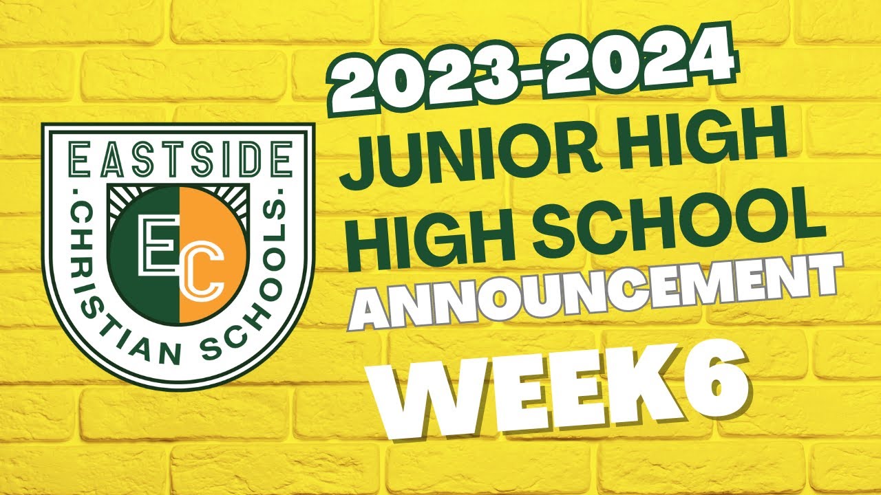 Week 6 Announcements 