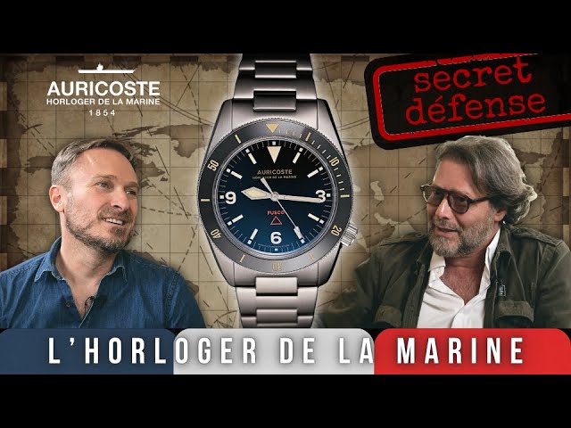 Montre De Bord Auricoste Rare - Torpilleur, Marine - Fonctionne - Occasion Collection