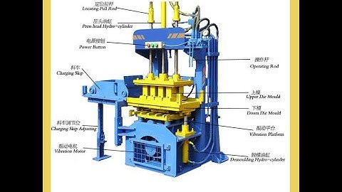model GYM-QT2-20 Hydraulic Paver block machine