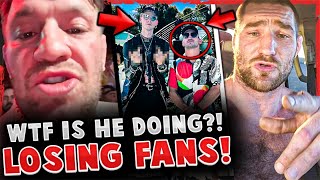 MMA Community SLAMS Michael Chandler over photo! Conor McGregor GOES OFF on BKFC commentator!