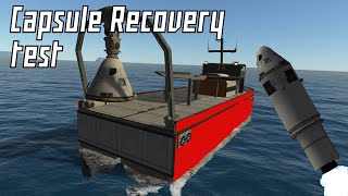 Capsule Recovery  Test 1- KSP 1.10