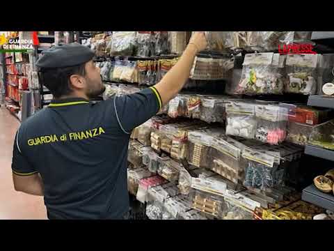 Video Bari, Finanza sequestra 7mila prodotti non sicuri