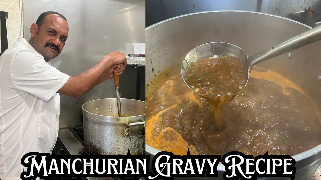 Manchurian Gravy Recipe | मंचूरियन ग्रेवी | Veg Manchurian Gravy Restaurant Style | Manchurian
