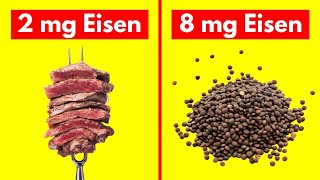 Eisenmangel beheben mit der Ernährung: Top 10 Lebensmittel mit viel Eisen!