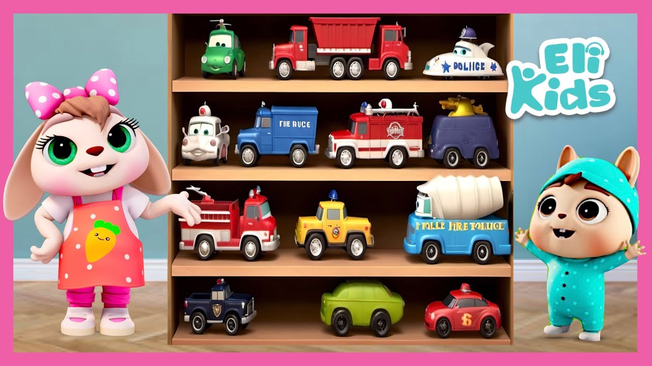 Toy Cars MEGA Collection  Eli Kids Song Compilations