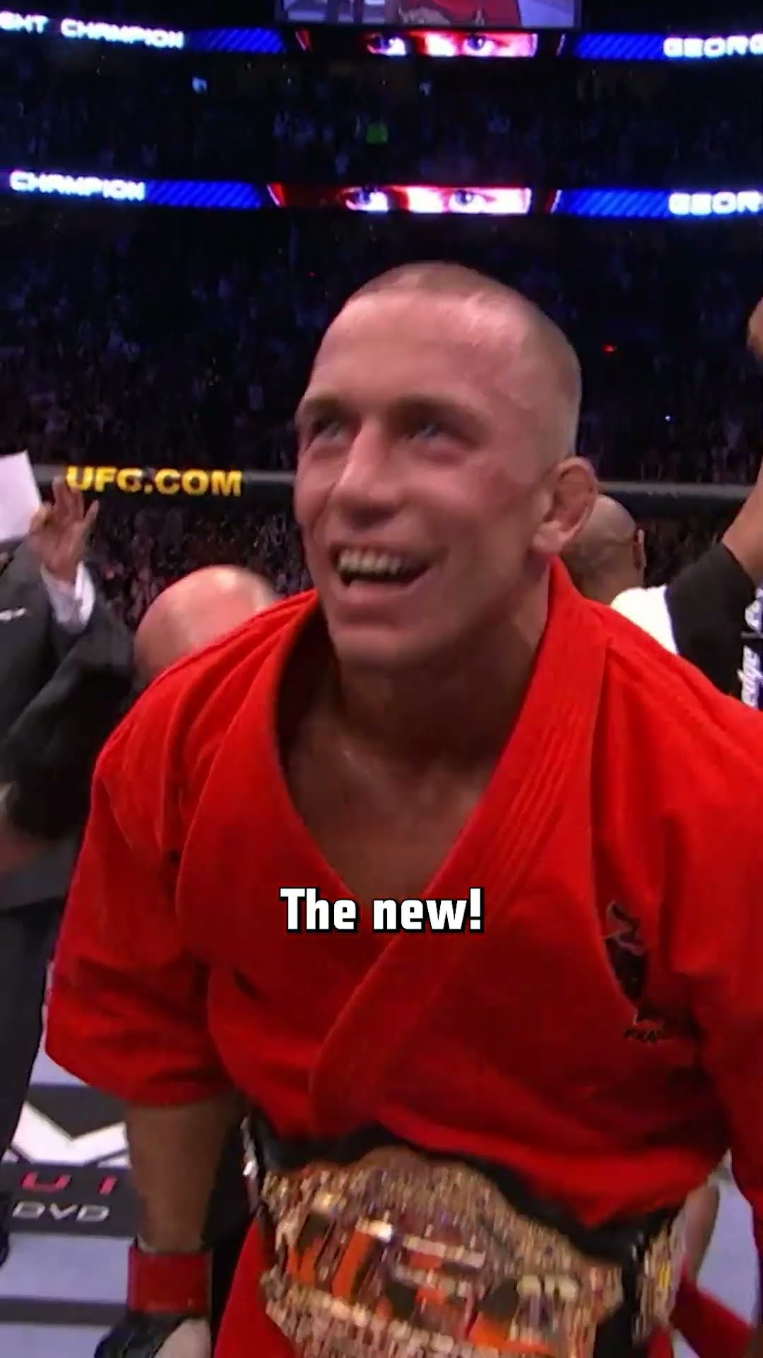 the crowd LOVES GSP ? #shorts