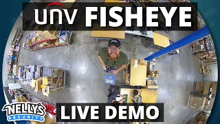 Uniview 360° Fisheye Product Demo (IPC868ER-VF18-B & IPC815SR-DVPF14)