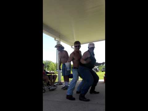 Mark Berthelot dancing with Big Butts