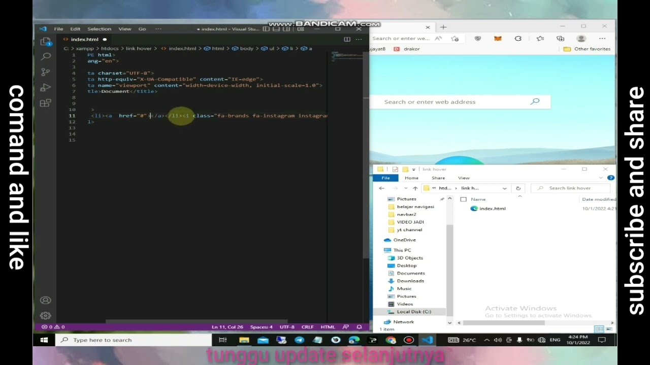 latihan belajar membuat website dengan html dan css for pemula