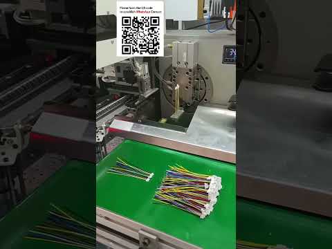 Automated Wire Housing Insertion & Tinning Machine for Various Wire Types