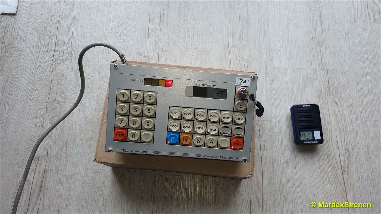 Alarmgeber S2000/300 mit FME Quattro XLSi