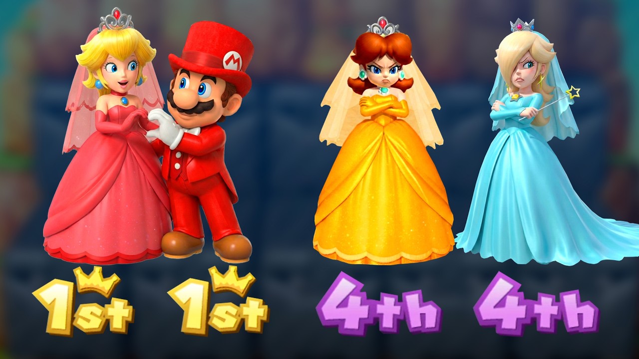 【マリオパーティ9+10】最高のラッキーミニゲーム ピーチ VS マリオ VS デイジー VS ロゼッタ | Mario Switch