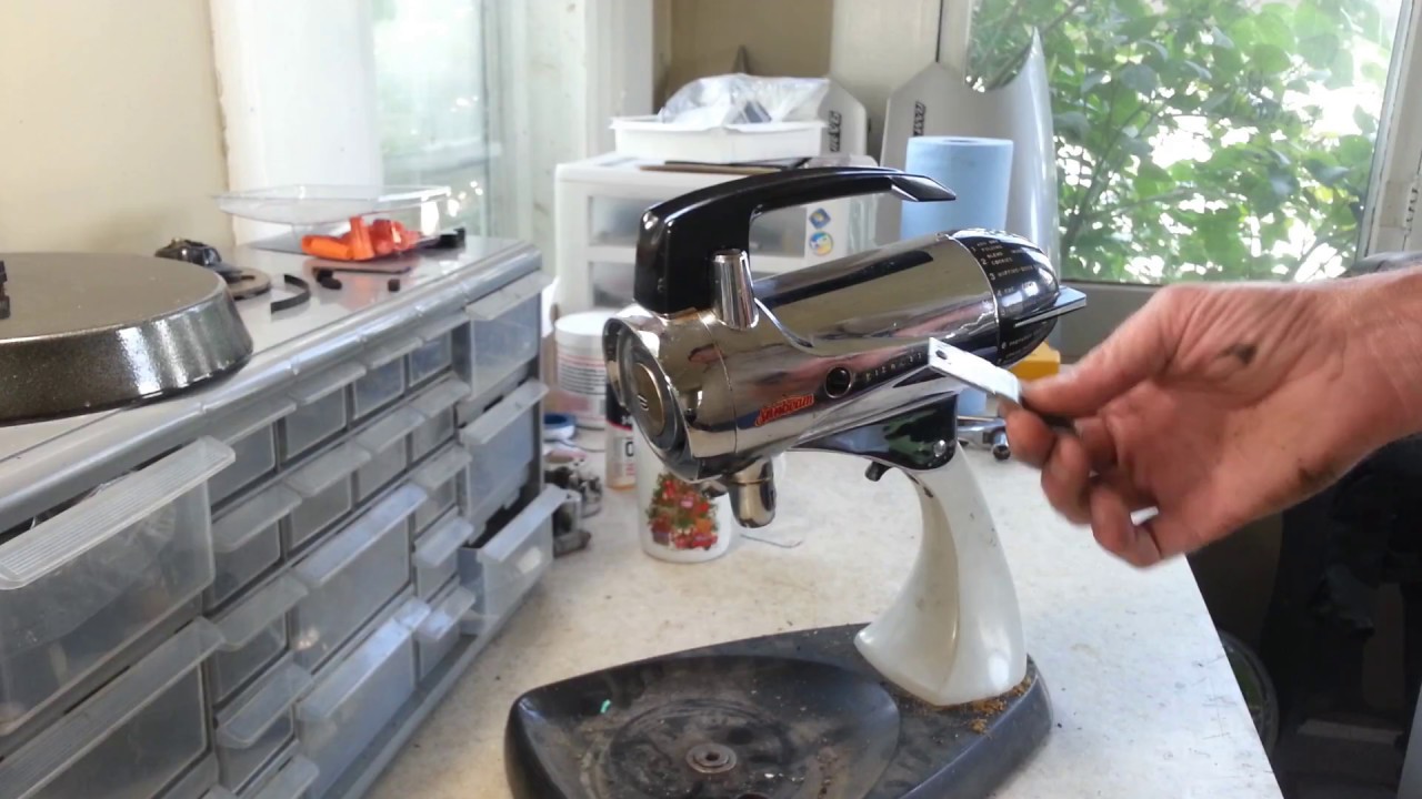 Vintage Chrome Sunbeam Mixmaster Model 12  service