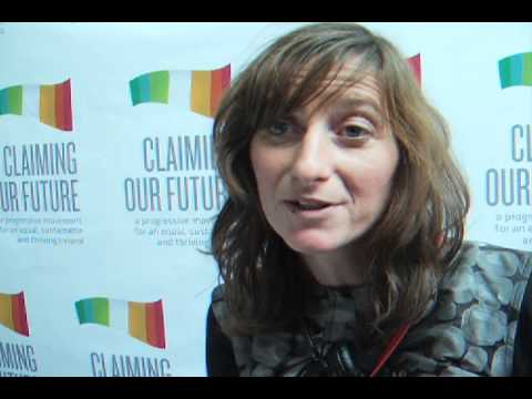 Live from Claiming Our Future - Siobhan O'Donohue....