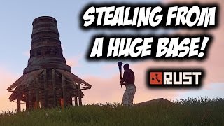 RUST | STEALING FROM A HUGE BASE! Duo Survival