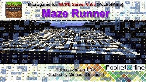 Minecraft Pocket Edition| Microgame| new MazeRunner v1.0 | MCPE Server 0.9.5 Plugin | PocketMine