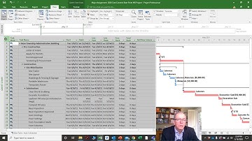 MS Project Tutorial 3 How to Maneuver Screens and Tables