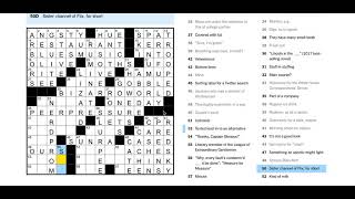 Saturday 2/13/21 - NYT Crossword New York Times Crossword Saturday February 13 2021
