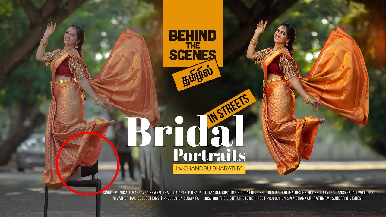 South Indian Bridal Portraits in Streets by Chandru Bharathy : தமிழில்