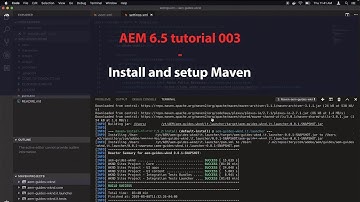 AEM 6.5 tutorials 003 install and setup maven (For Beginners)