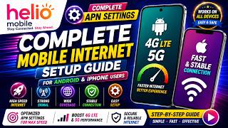 Helio APN Settings | Complete Mobile Internet Setup for Android & iPhone Users