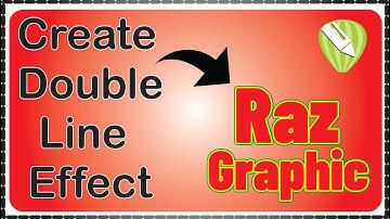 How to create double outline text effect in CorelDraw | Raz Graphic Design & Photography
