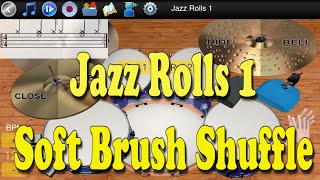 Jazz Rolls 1 - Soft Brush Shuffle - Learn To Master Drums screenshot 5