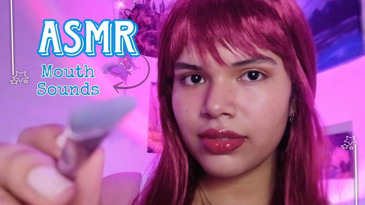ASMR | TE PINTO la CARITA 🎨✨ | Mouth Sounds | No Talking 