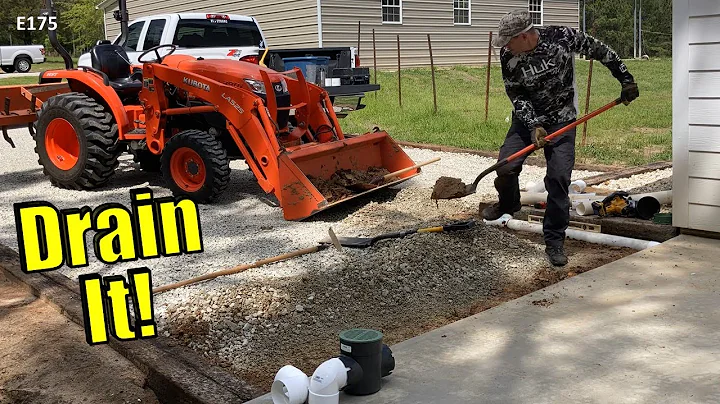 How to Install a French Drain to Fix a Flooded Gravel Driveway