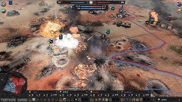 COH3 2v2 Ruby (US) & Master Hao (UK) vs Deliri0us (AK) & BlueSkidrow (WM)