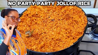 ASMR Cooking video | No Party Party Jollof Rice Recipe | FANTASTIC FAVOUR
