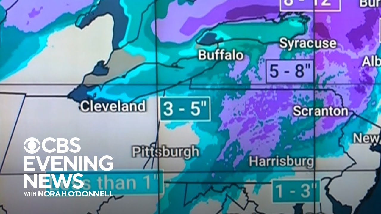 Tracking the winter storm as it moves east - YouTube