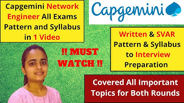 Capgemini Written Exam Pattern to SVAR Pattern|Capgemini all Pattern Explained with Important Topics