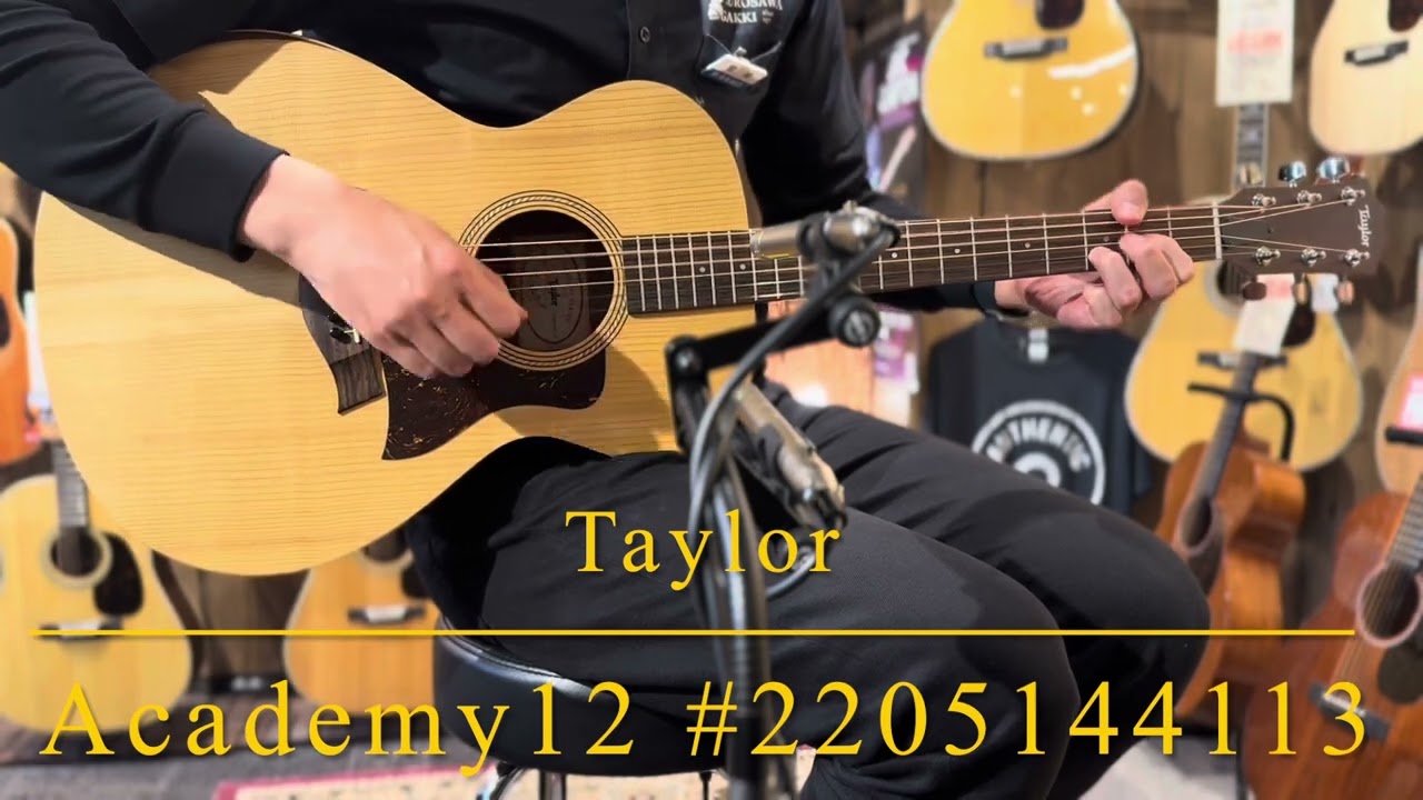 新品〕Taylor Academy12 #2205144113【弾きやすく心地良い音色が魅力の