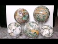 Ocean Jasper Sphere Stop Motion Animation "Rolling Stones"  ;)