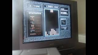 game play tetris nes 93 lines my best end winter