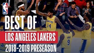 Best Of Los Angeles Lakers | 2018 NBA Preseason