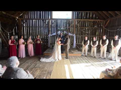 Little River Bluegrass Barn Wedding Ceremony Part 3 Youtube