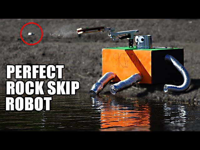 Rock Skip Robot- The Science of Perfect Rock Skipping class=