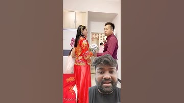 Unique wedding tradition in China! #weddingculture #traditional #funny #youtubeshorts #comedy